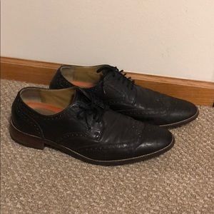Cole Haan black wing tips